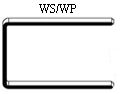 Скоба каркасная Скоба WS / WP